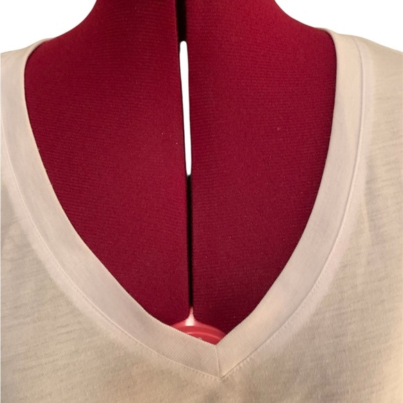 Les Ballet de Monte-Carlo White V-Neck T shirt Vintage Rare - Picture 3 of 9